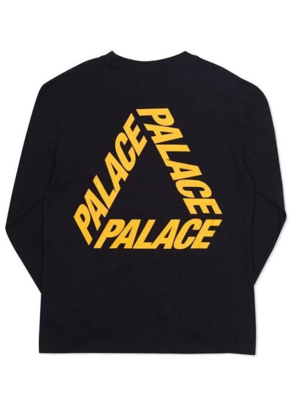 NEW Palace Font Tri Ferg T-shirt Black L/S longsleeve p-3 dury 2016 Discontinued